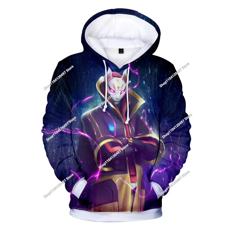 Children's Clothing Autumn Pullover T-shirt Hoodie New Fortnite Kids' Casual Wear Comfortable Streetwear