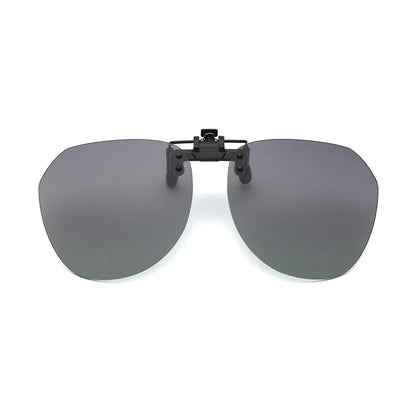 Men Fashion Clip On Polarized Sunglasses Lens Women Driver Flash Mirror Lens Sun Clips Glasses Cover Night Vision Eyewear UV400