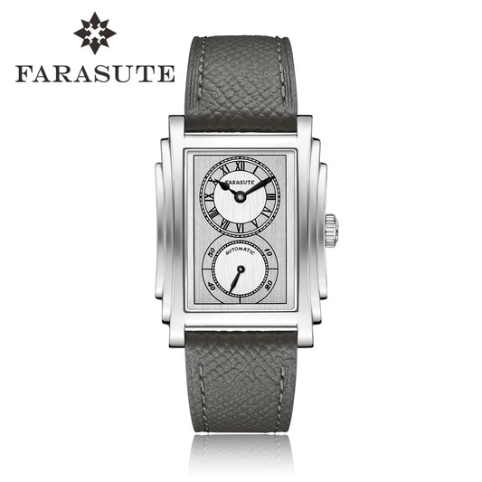FARASUTE Luxury Fully Automatic Mechanical Men's Watch Seagull Sports Sapphire Stainless Steel Doctor Wristwatch reloj hombre 