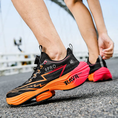 Baskets décontractées respirantes pour hommes, chaussures de course de luxe, mocassins à la mode, chaussures de course pour hommes