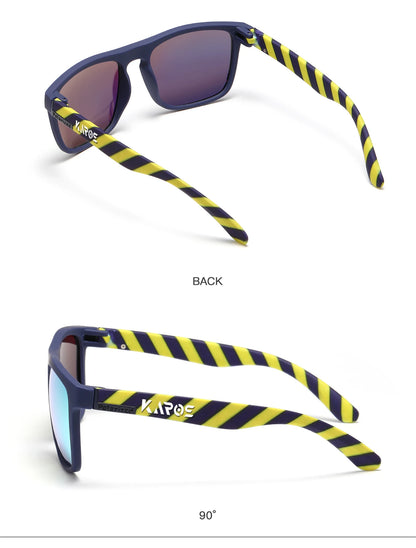 Karos Vintage Polarized Sunglasses Fashion Square Travel Driving Fishing Glasses Men Women Sports UV400 Eyewear Box YZ2024WB