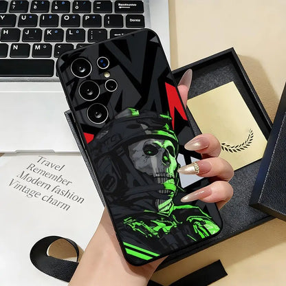 COD Call Of Duty G-Ghosts Phone Case For Samsung S26 S25 S24 FE S23 S22 S21 Plus S20 Ultra Note20Ultra Black Soft Shell