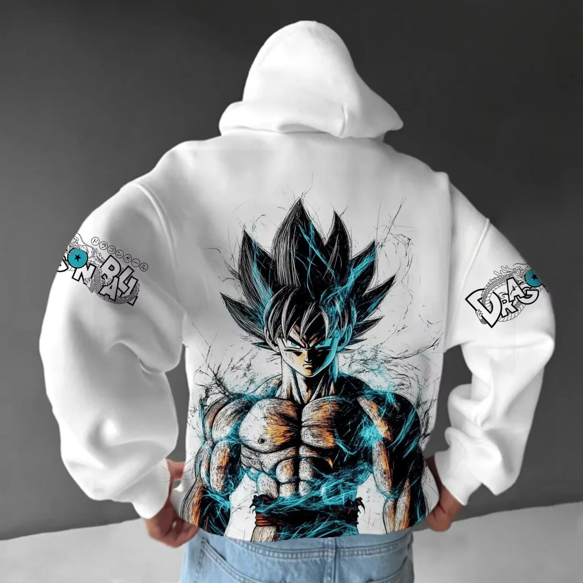 Anime Dragon Ball Printed Hoodie Sweatshirt Men's and Women's Hoodie Men's Tops Sports Hoodie Harajuku Y2K Hoodie