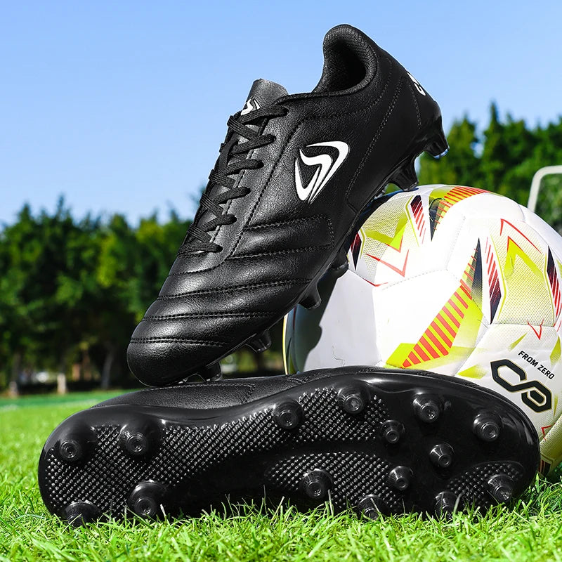 Nouvelles chaussures de football pour hommes, chaussures de soccer d'extérieur TF FG, crampons pour terrain en herbe, chaussures d'entraînement confortables, chaussures de match, futsal, chaussures de sport respirantes pour