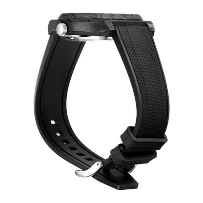 TIME TOKEN Nuovo orologio subacqueo da uomo in fibra di carbonio luminosa da 40mm, automatico meccanico di lusso con calendario, vetro zaffiro, impermeabile 100m