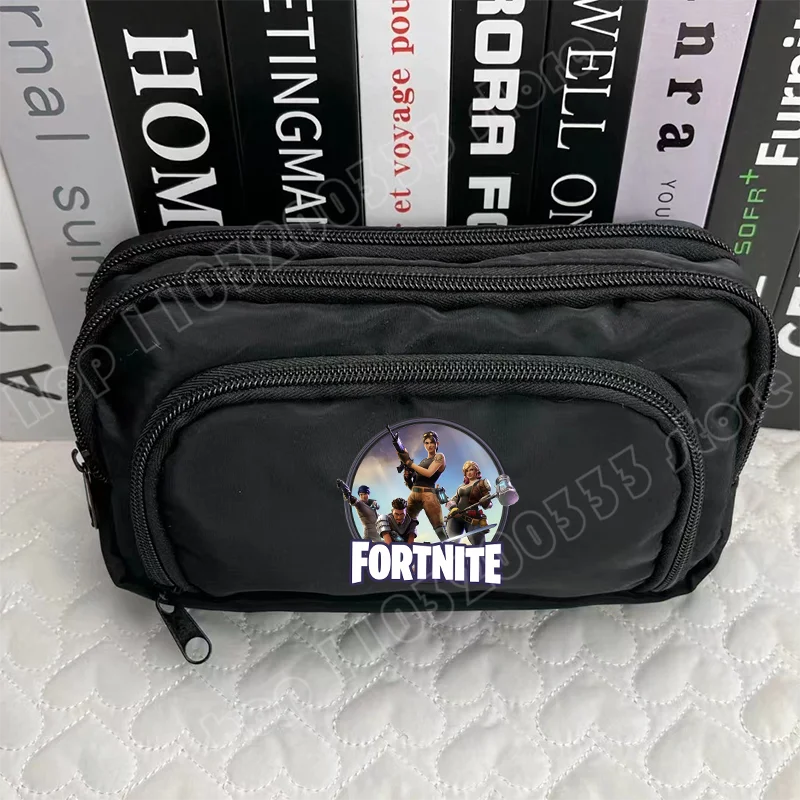 Astuccio portapenne Fortnite con motivo creativo del gioco, borsa contenitore Harajuku per ragazzi e ragazze, articoli per il ritorno a scuola, regali di compleanno e per feste