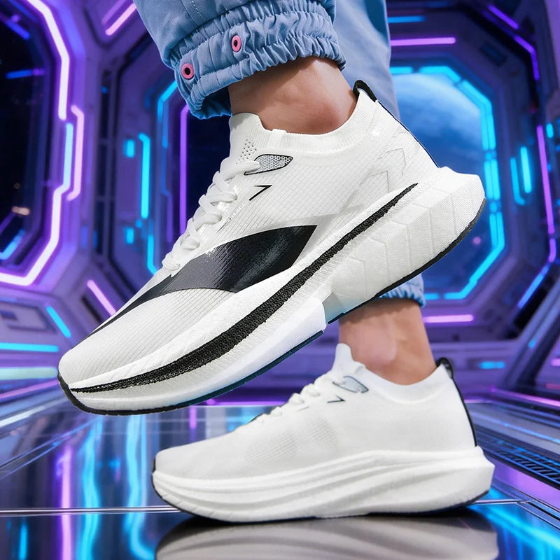 Men's Air Cushion Running Shoes Men's Sneakers Carbon Board Marathon Jogging Shoes Outdoor Sport Shoes Tennis Male Casual Shoes