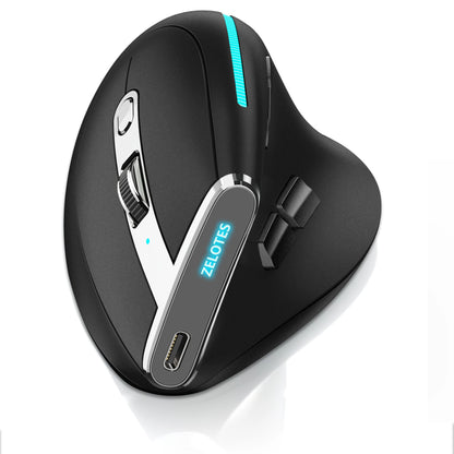 Lefon F33/F26C/F35B Trackball Mouse/ Bluetooth Ergonomic Mouse 2.4G Wireless Rechargeable Rollerball Mice for PC Office Drawing
