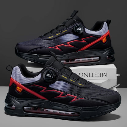 Spring & Summer Men's Running Shoes Outdoor Hiking, Wear-Resistant Trail Shoes with BOA Closure, Breathable Sports & Casual Style