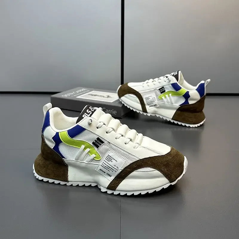 Men's Luxury Sneakers Sports Moccasins Chunky Casual Comfortable Breathable Trendy Designer Personality Shoes