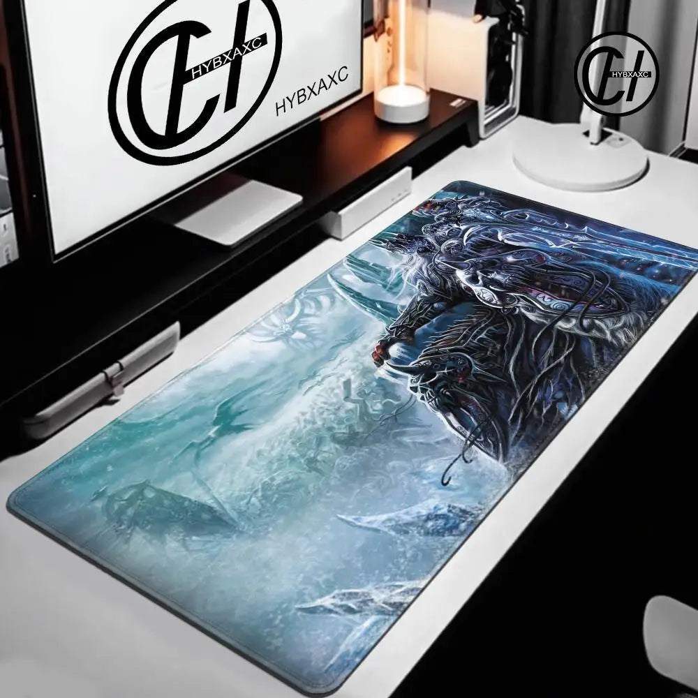 World of Warcraft Lich King -hiirimatto PC HD anime -pelitarvikkeet näppäimistöhiirimatto kannettavalle XXL-pelikaapin pöytämatto matto