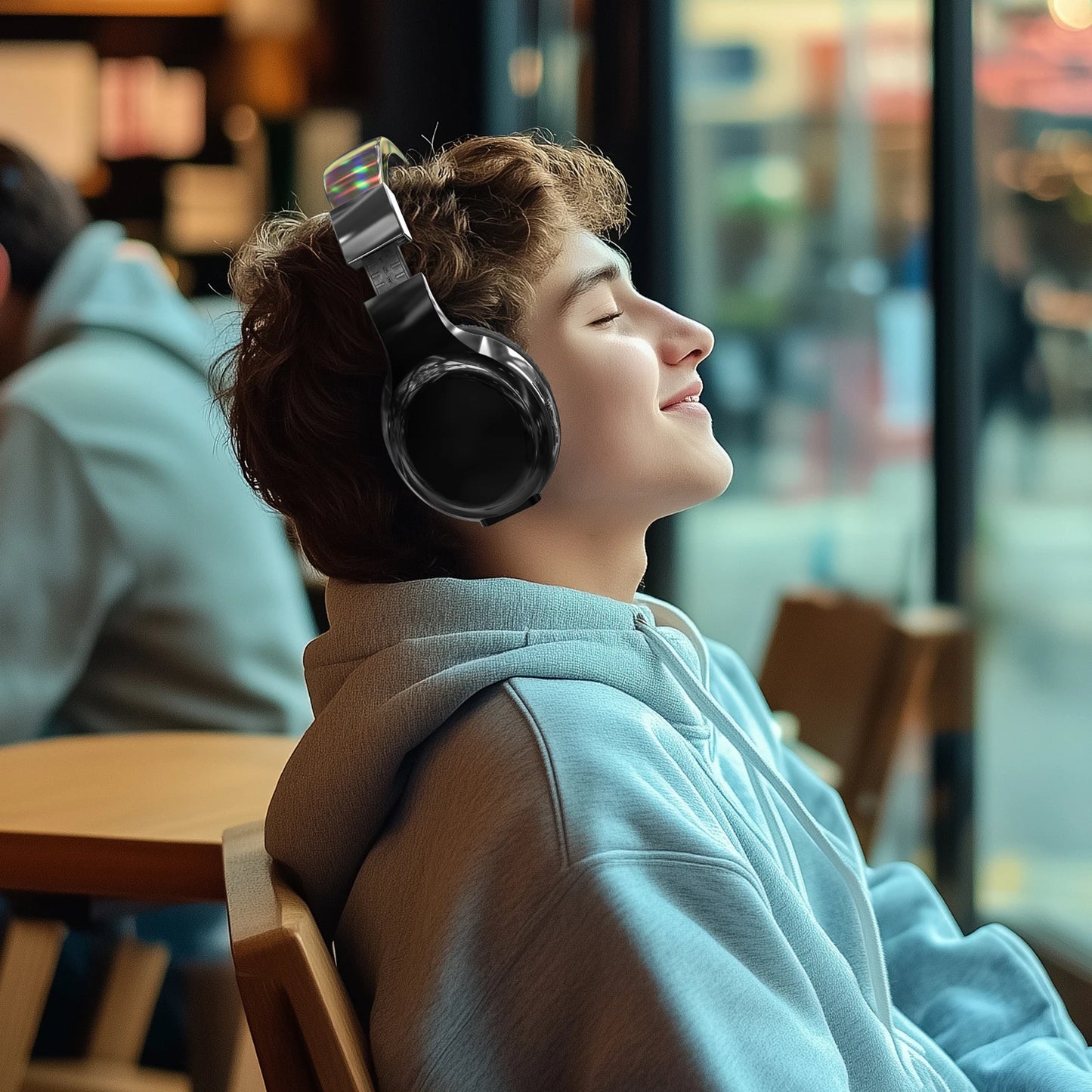 Gradient Kids Bluetooth Headphones Over Ear Girls Wireless Headphones With Mic Foldable Lightweight Headset For School Travel