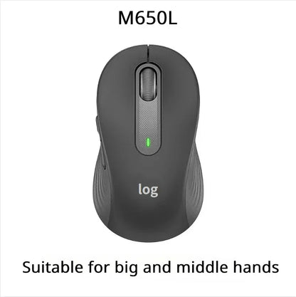 Logitech M650 M650L Wireless Bluetooth Silent Mouse Office Laptop Sensor Technology Advanced Optical Programmable Buttons Mice
