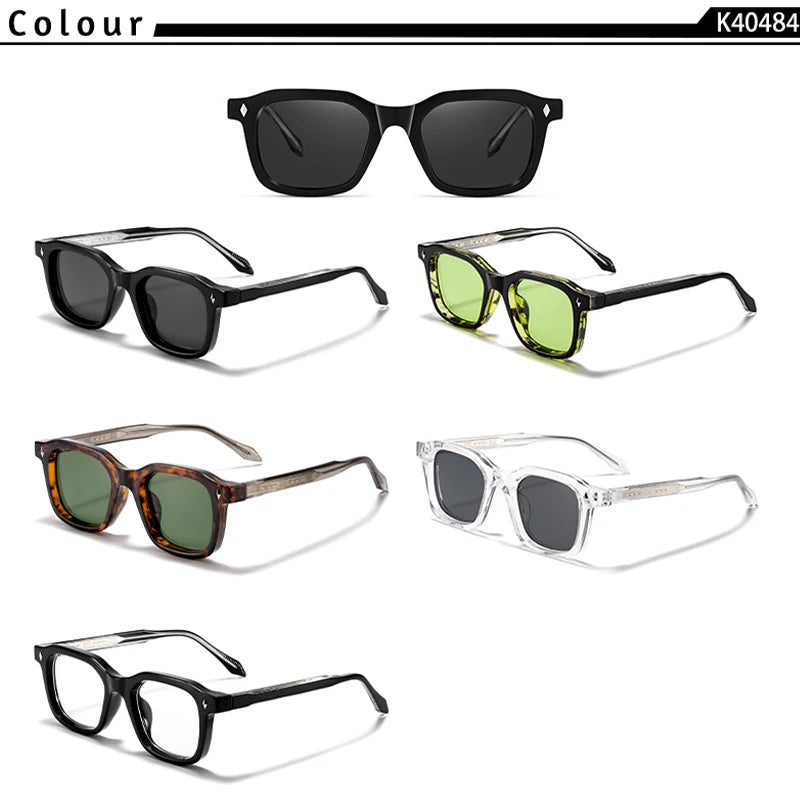 CATERSIDE Fashion Simple Men Sunglasses High Quality Brand Design Sun Glasses Women Outdoor Party Vacation Travel Eyeglasses