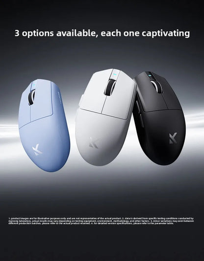 Mouse wireless MCHOSE G3 V2 PRO Bluetooth Tri Mode ergonomico e leggero per laptop, ufficio e gaming, accessori per computer