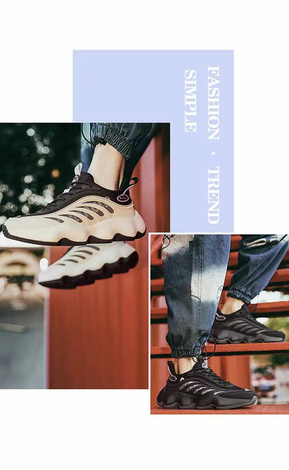 Herrskor Sneakers Herrskor för fritid Herrskor tennis Lyxskor Träningsskor Löpskor Andningsbara skor Modeloafers Löparskor för män