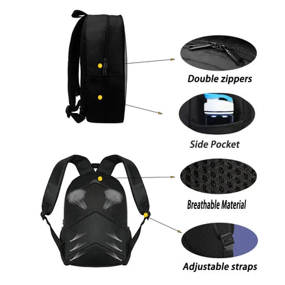 Child School Backpack with Lunch Bags ,Pencil Bags ,Hot Game Design-F-FortniteS School Bags for Boys Girls Best Gift