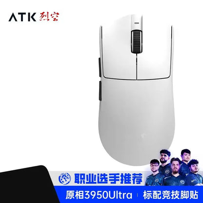 ATK X1 Series Wireless Bluetooth Mouse Paw3950/Ultra 8k Lightweight 49g Three Mode Mouse Fps Gamer Mouse Custom Gift