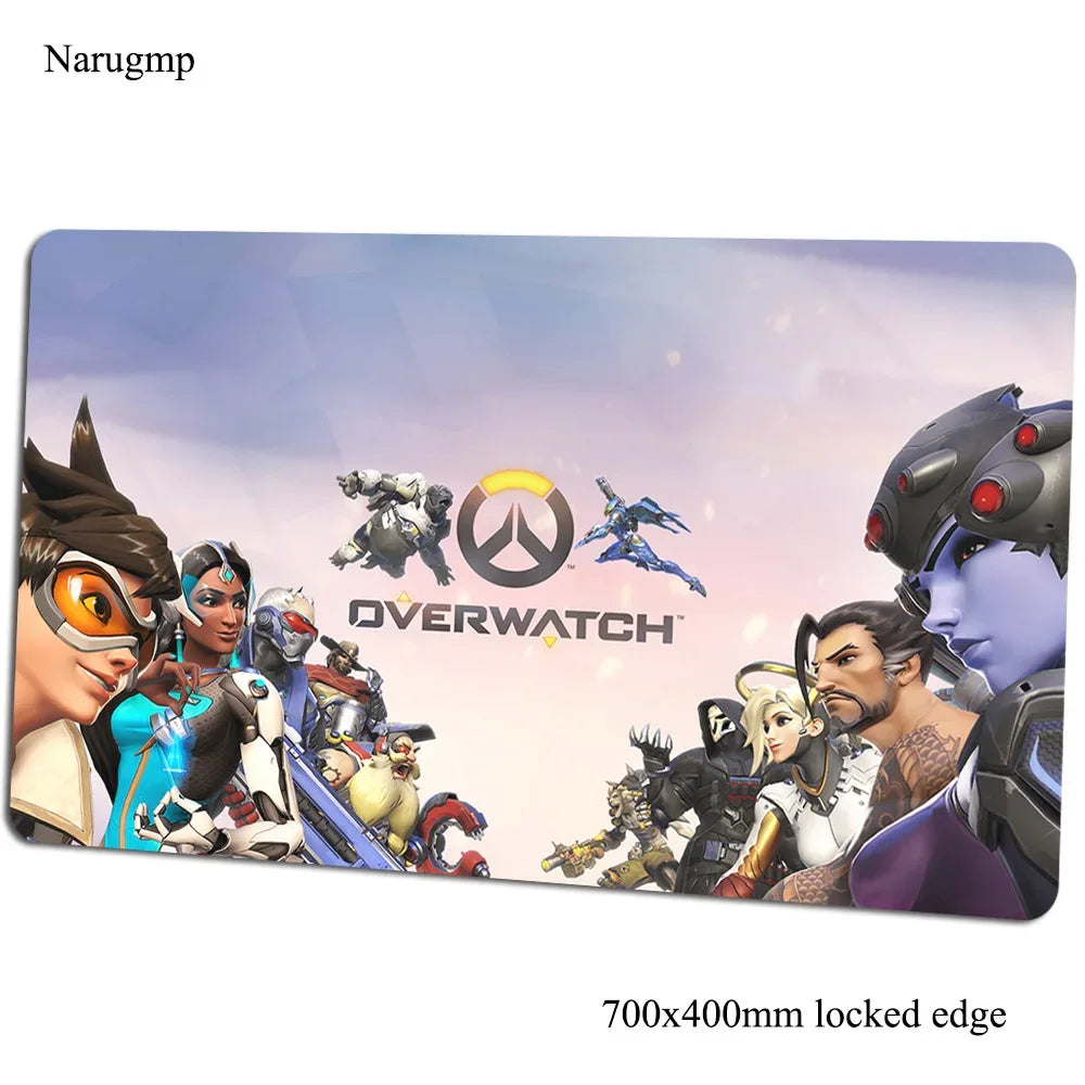 overwatch mouse pad 700x400x3mm gaming mousepad anime Personality office notbook desk mat Boy Gift padmouse games pc gamer mats