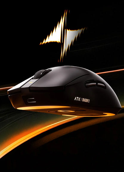 ATK  A9 Plus Gaming Mouse Wireless A9/A9 SE/A9 Pro Tri Mode 8K Gaming Mouse Lightweight A9 Ultimate E-sports PC Gift Customized