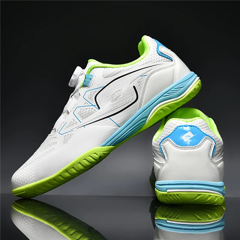 Exceptional Anti-Slip Table Tennis Shoes for Men and Women with Blue Outdoor Gym Ping Pong Practice and Professional Shoes