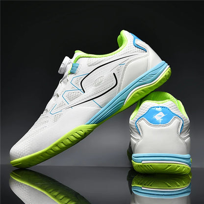 Exceptional Anti-Slip Table Tennis Shoes for Men and Women with Blue Outdoor Gym Ping Pong Practice and Professional Shoes