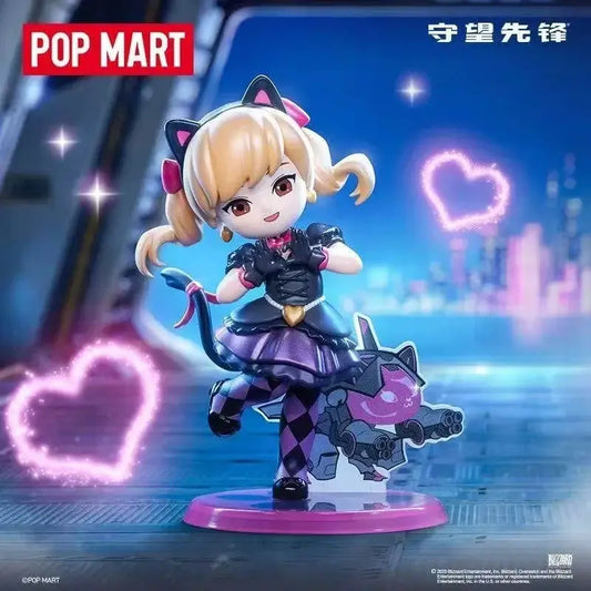 POP MART Original Overwatch Play Of The Game Series Blind Box PVC-Sammelfiguren, Schreibtischdekoration, Mädchen-Spielzeugmodell für Fans