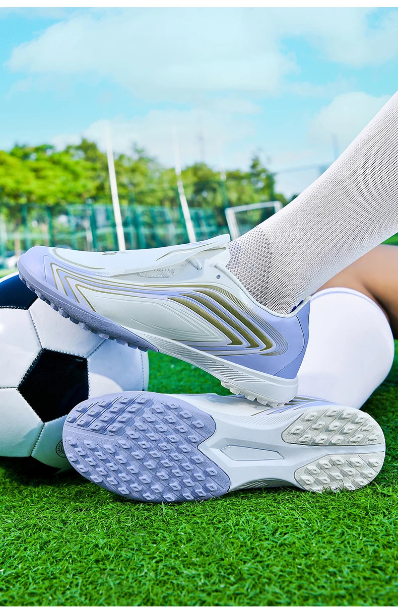 Nouvelles chaussures de football pour hommes, crampons pour femmes, modèle unisexe pour futsal, ultra-légères, TF/FG, chaussures de football professionnelles de haute qualité pour jeunes, baskets.