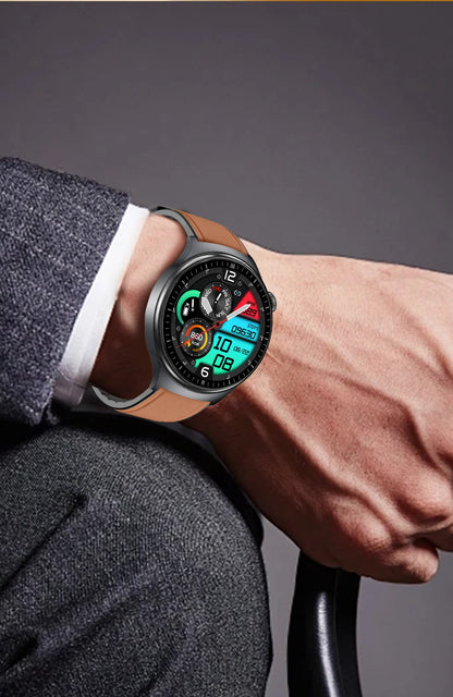 2026New AI-Diagnosis Care Smartwatch ECG+PPG Accurate Uric Acid Blood Pressure Body Fat Five organ Fitness Waterproof Smartwatch