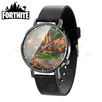 Wrist Watch F-Fortnite Cook Watch Trend Fashion Creative Quartz Student Watches Battle Game Figure Model Kids Birthday Gift