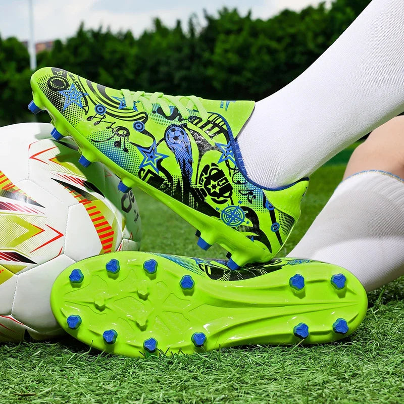 TF/FG chaussures de Football crampons de terrain de Football professionnel pour enfants haute qualité anti-dérapant baskets d'entraînement en plein air chaussures nouveau