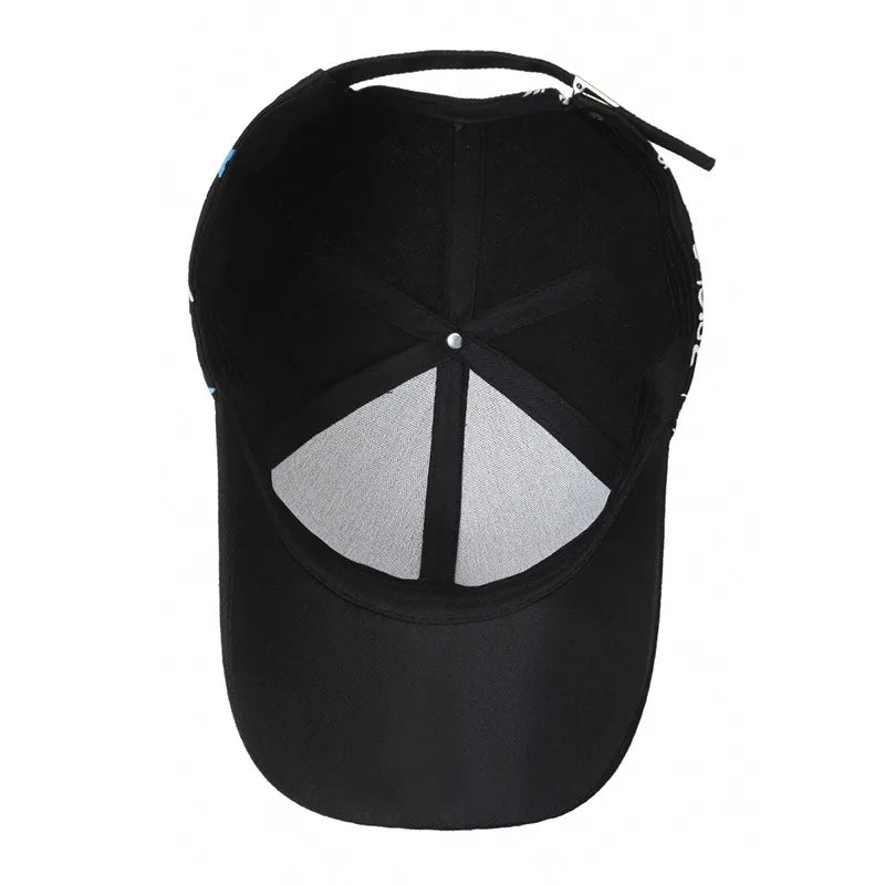 Cappellino da baseball unisex in cotone con graffiti, stampa snapback hip hop alla moda per donna e uomo