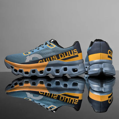 Men's Running Shoes Off-Road Cushioning Jogging Non-Slip Breathable Mesh Luxury Outdoor Couple Trainer Race Sneakers
