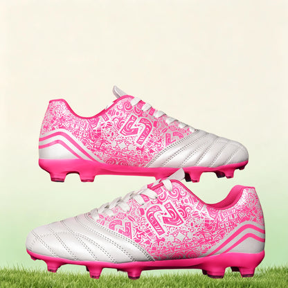 Chaussures de football AG/FG de nouveau style, crampons stables en TPU longs, unisexes, pour terrain de gazon extérieur, matchs et entraînements de football