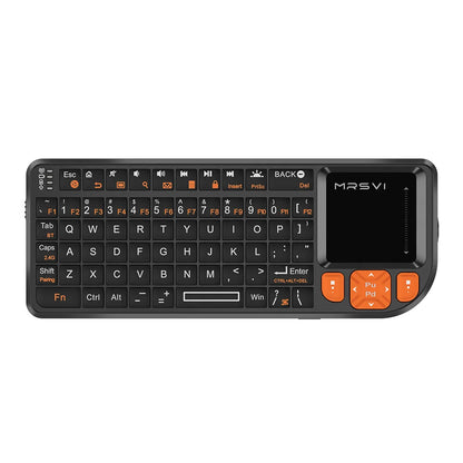 MRSVI Mini Tastiera Bluetooth A8 PLUS, tastiera wireless retroilluminata 2.4GHz con touchpad per Android TV Box, Mac, laptop, Windows