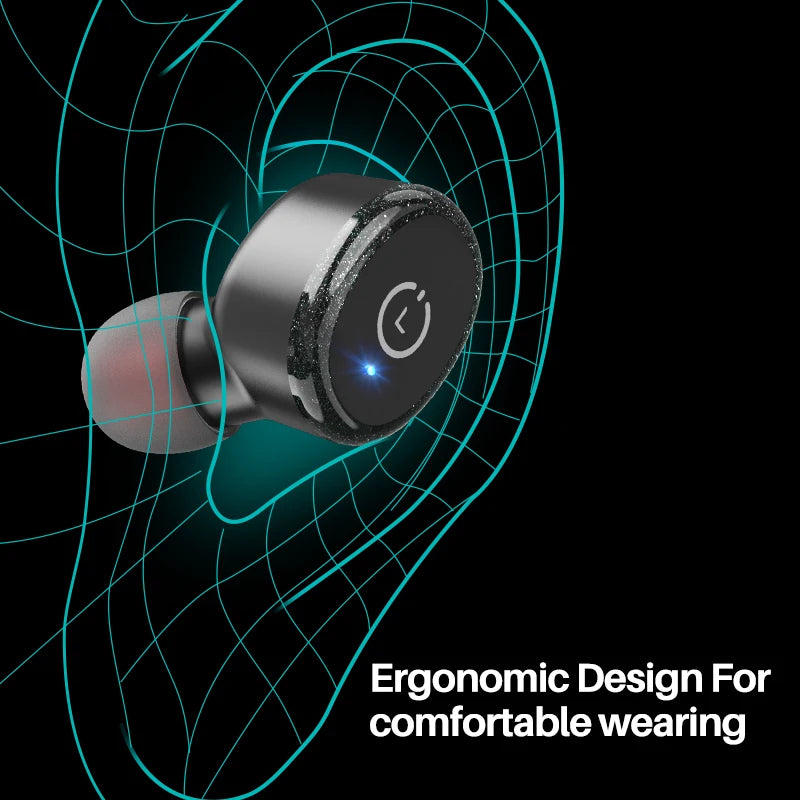 TOZO T10 Bluetooth 5.3 Earphones ,Wireless Headphones , AI Enhanced Calling With Deep Bass, IPX8 Waterproof Earbuds ,45H Play