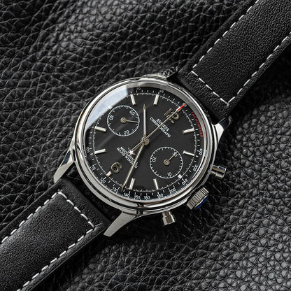 40mm Men's Army Watch 1963 Pilot Mechanical Sugess Panda Wristwatch Sapphire Air Force Watch Chronograph Official ST1901 Movement