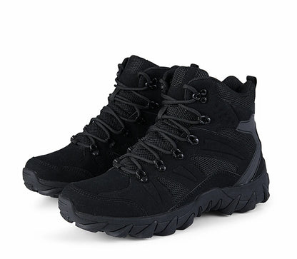 Upgraded Tactical Combat Training Boots Male Outdoors Camping Anti-wear Rapid Response Hiking Shoes Fishing Hunting Sneakers Men