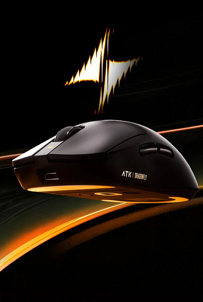 ATK Dragonfly A9 Ultra trådløs gamingmus PAW3950 ultralet tri-mode ergonomisk e-sports FPS-mus til gamere A9 SE Plus