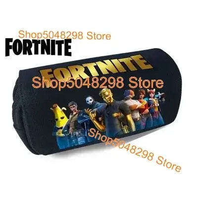 Голям несесер от платно Kawaii с Fortnite принт за момчета и момичета, ученически пособия и канцеларски принадлежности, подарък за рожден ден за тийнейджъри