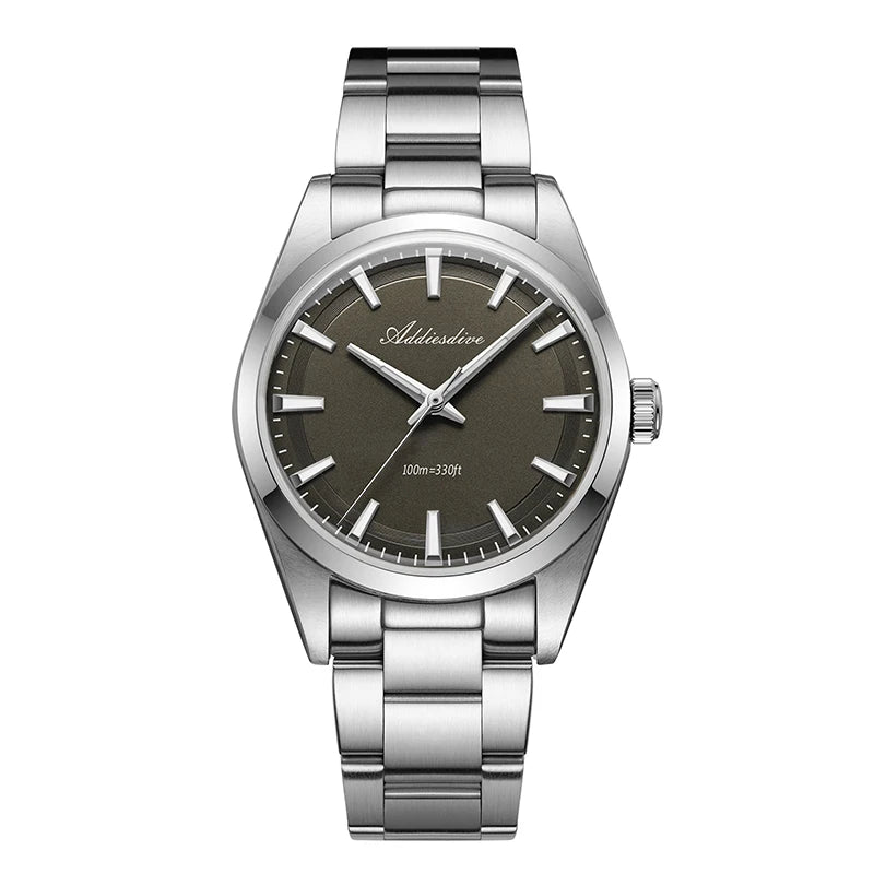 ADDIESDIVE AD2066 Men's Luxury Watch VH31 10Bar Waterproof BGW9 Super Luminous 316L Stainless Steel Reloj Hombre Quartz Watches