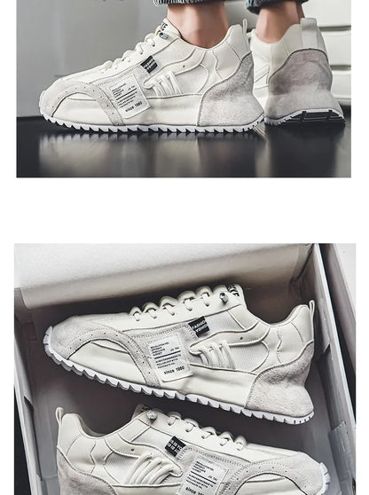 Men's Luxury Sneakers Sports Moccasins Chunky Casual Comfortable Breathable Trendy Designer Personality Shoes