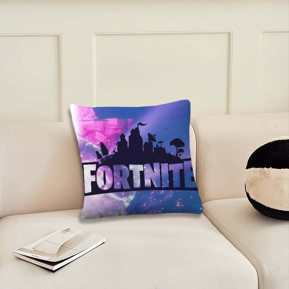 Game F-Fortnite Kissenbezug, dekorativer Kissenbezug für Zimmer, Zuhause, Sofa, Wohnzimmer, Büro und Auto, nordische Schlichtheit