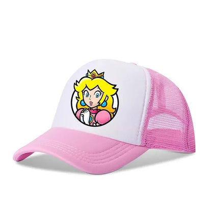 Czapki z daszkiem Mario w stylu casualowym, baseballowe, uniwersalne, z poliestru, dla dzieci, z motywem kierowców ciężarówek, dla dorosłych, z regulacją, akcesoria związane z anime