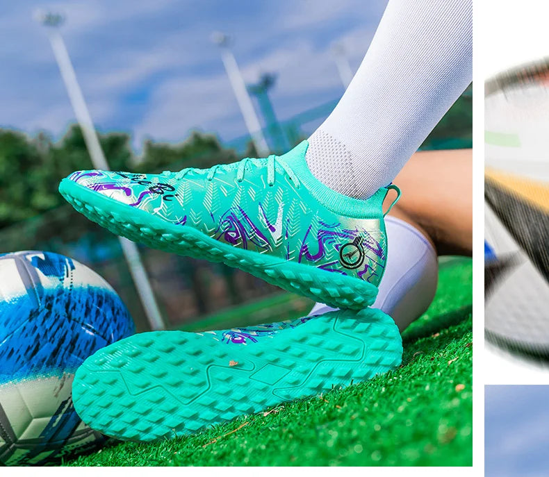 Professionelle Fußball-Sneaker für Herren und Damen, hochwertige modische Fußballschuhe für Herren, große Größe 46, Futsal-Schuhe, Herren-Trainer