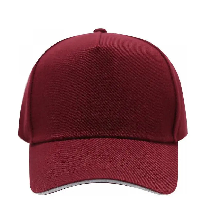 Custom Print Logo 5 Panel Baseball Cap Men Women Blank Sport Hat Unisex Adjustable  Basic Gorras Casquette For Outdoor Holiday