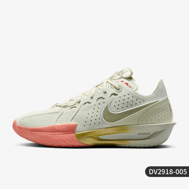 Nike Official Authentic G.T. CUT 3 Men's Breathable Lightweight Basketball Shoes DV2918-005