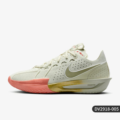 Nike Official Authentic G.T. CUT 3 Men's Breathable Lightweight Basketball Shoes DV2918-005