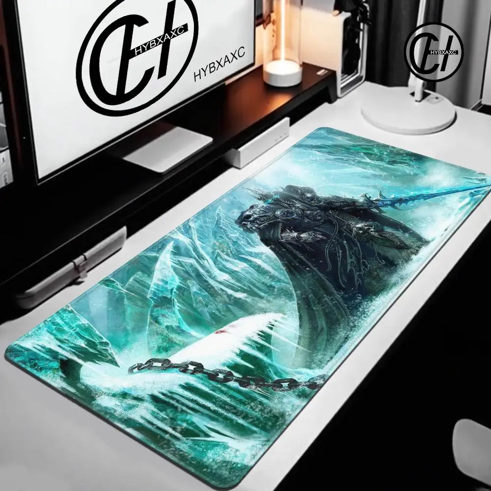 World of Warcraft Lich King -hiirimatto PC HD anime -pelitarvikkeet näppäimistöhiirimatto kannettavalle XXL-pelikaapin pöytämatto matto