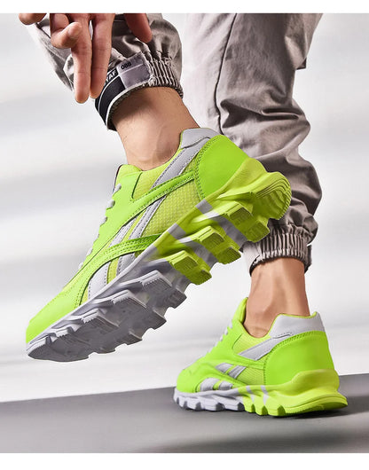 men's and women's running shoes breathable casual sneakers anti-slip vibration comfortable walking shoes 38-46